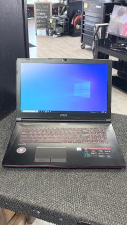 MSI Gaming Laptop Win 10 Pro i7 16gb 128hdd