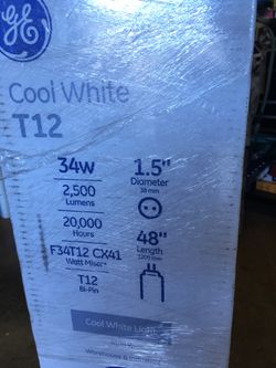New T12 bulbs