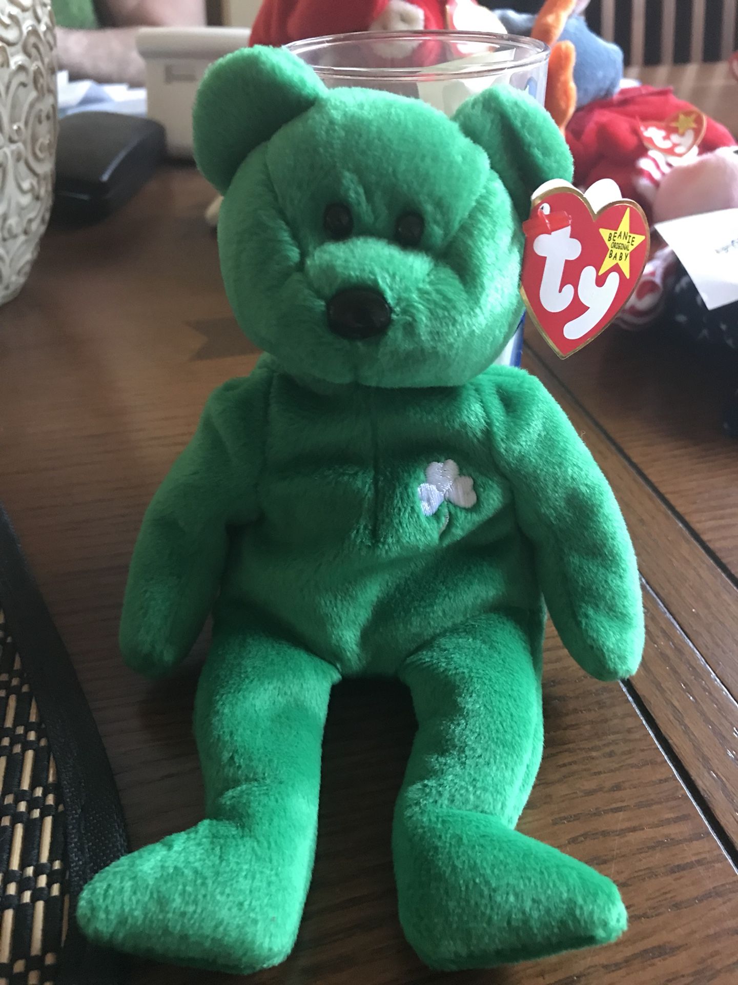 Ty beanie baby. Erin.
