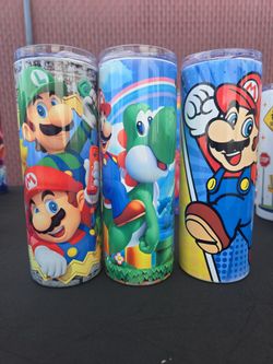 Mario tumblers