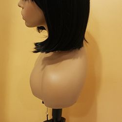Short Black Straight Wig