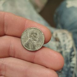 1943 steel wheat penny no mint mark 