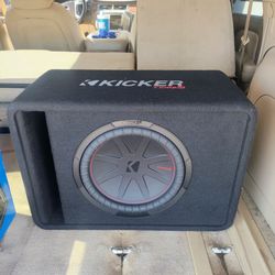 Kicker CompR 12" Subwoofer in Ported Box