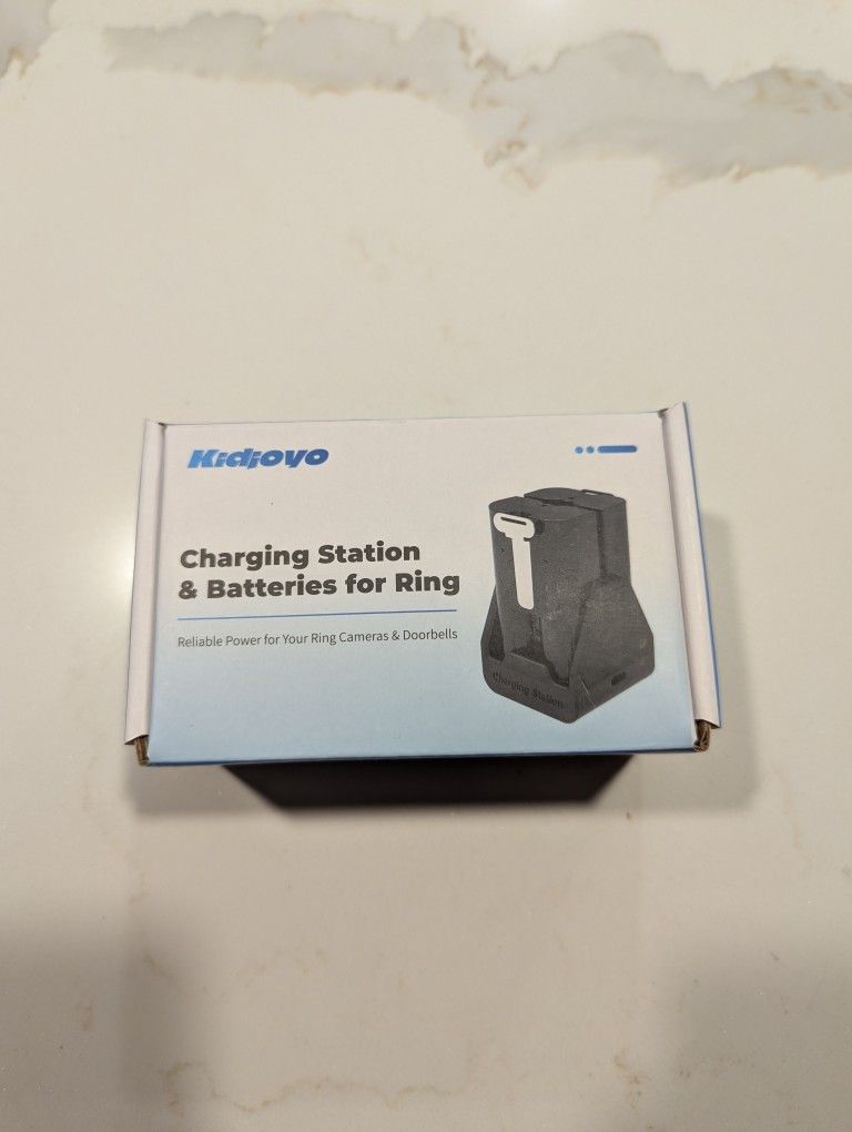 2-Pack Rechargeable Batteries + Charging Dock (3rd Party, Not Ring)