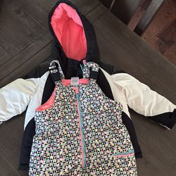 Girls Snow Bib and Jacket