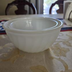 Fire King Milk Glass Bowls