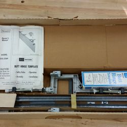 Craftsman Butt Hinge Template