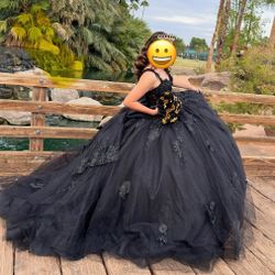 Quinceañera Dress Black