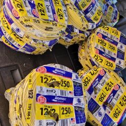 New 12/2.  Electrical Wires. $120.each 