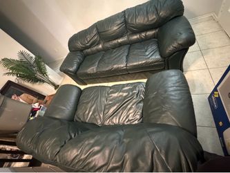 Leather Couches set of 4 pcs