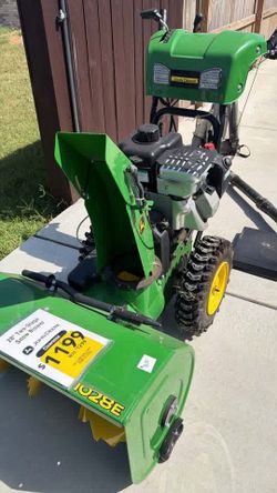 John Deere snow blower