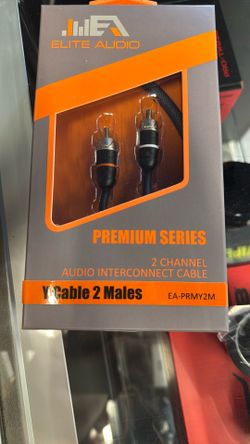 Premium Y CABLE 2 MALES