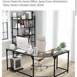 Office   Or Gaming Desk / Sturdy L Shaped 