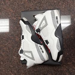 Air Jordan 4 White Cement 