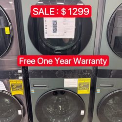 LG WashTower Nature Green color-Free One Year Warranty