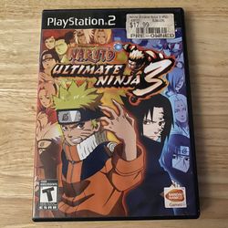 Naruto Ultimate Ninja 3 Ps2 
