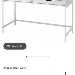 IKEA White Alex Desk 