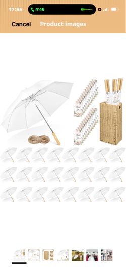 60 Wedding umbrella bulk