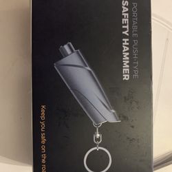 portable push type safety hammer