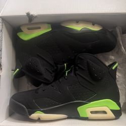 Jordan 6 Electric Green Size 9