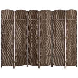 Room Divider Screen 6 Panel 6' Tall Privacy Screen