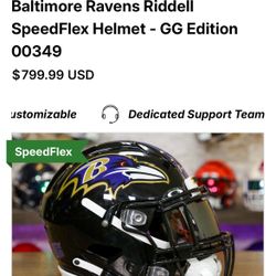 Baltimore Ravens Riddle SpeedFlex Helmet