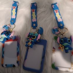 3 Stich  Keychain Holder ID 