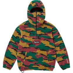Supreme Polartec Facemask Half Zip Hooded Sweatshirt & Matching Beanie