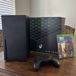 Xbox Series X With Game And Controller