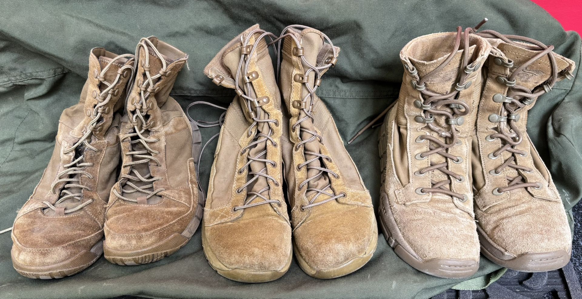 Military Surplus Size 7 Boots: Oakley, Danner, Rocky