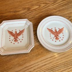Ethan Allen Patriotic Plate Set