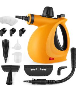 Handheld Steam Cleaner, Pressurized Multi-Surface Steam Cleaner with 11pcs Accessories, Chemical Free Multi-Purpose Steam Cleaners for Home Use, Steam