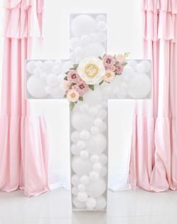 Moasaic Balloons Numbers Letters And Crosses 