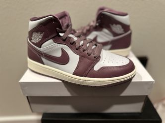 Jordan AJ 1 Mid Mauve Women’s 8