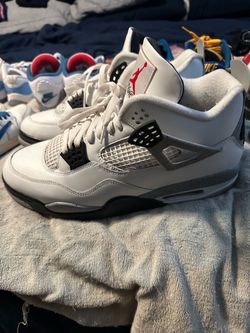 Jordan 4 white cement