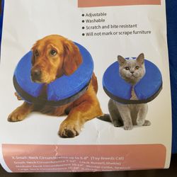 New Inflatable Dog Bubble Collar Floor Large. or extra large Brand New In Original Bag De
