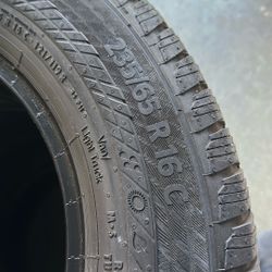 235 65 16C Continental Tire