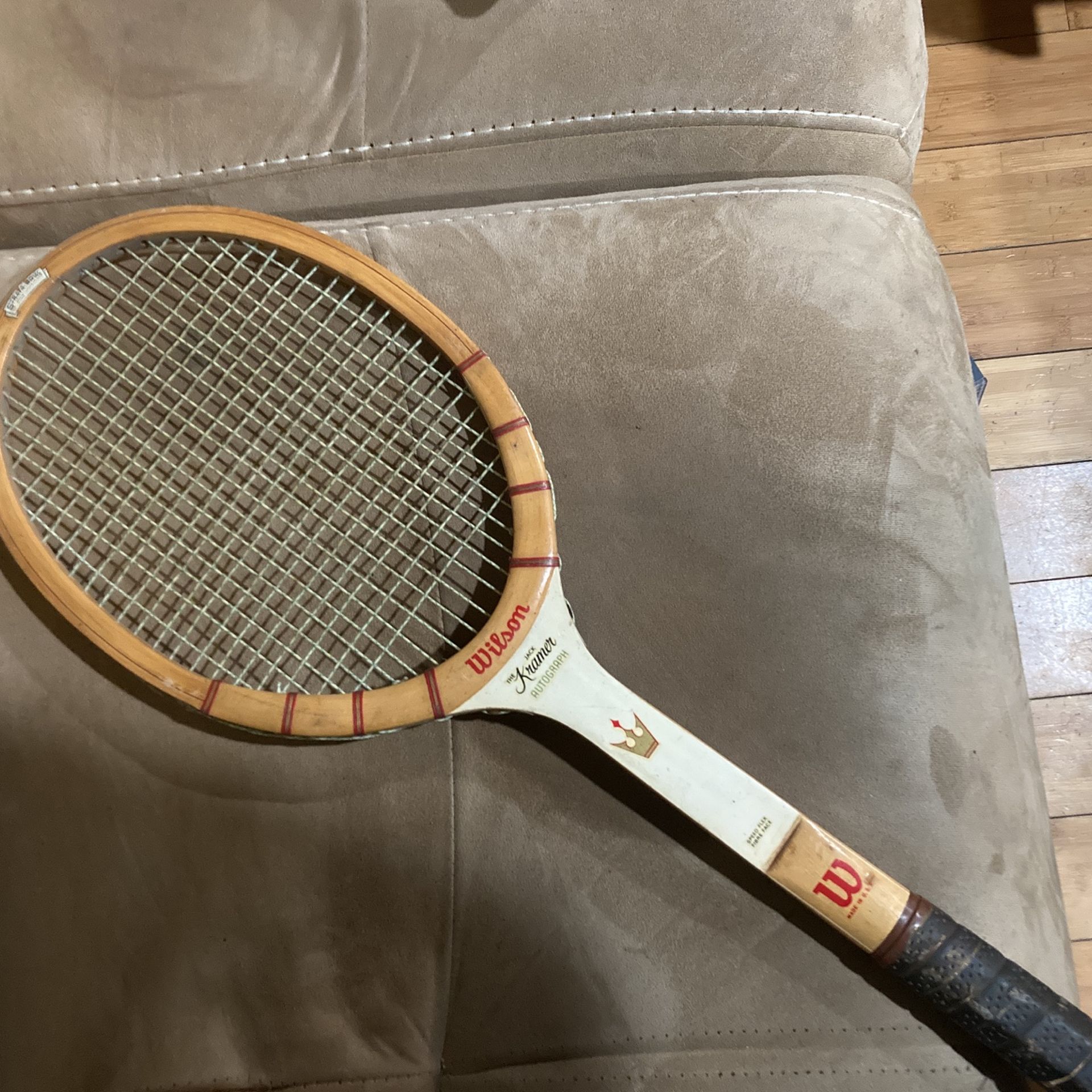 Jack Kramer Autograph Tennis Racket