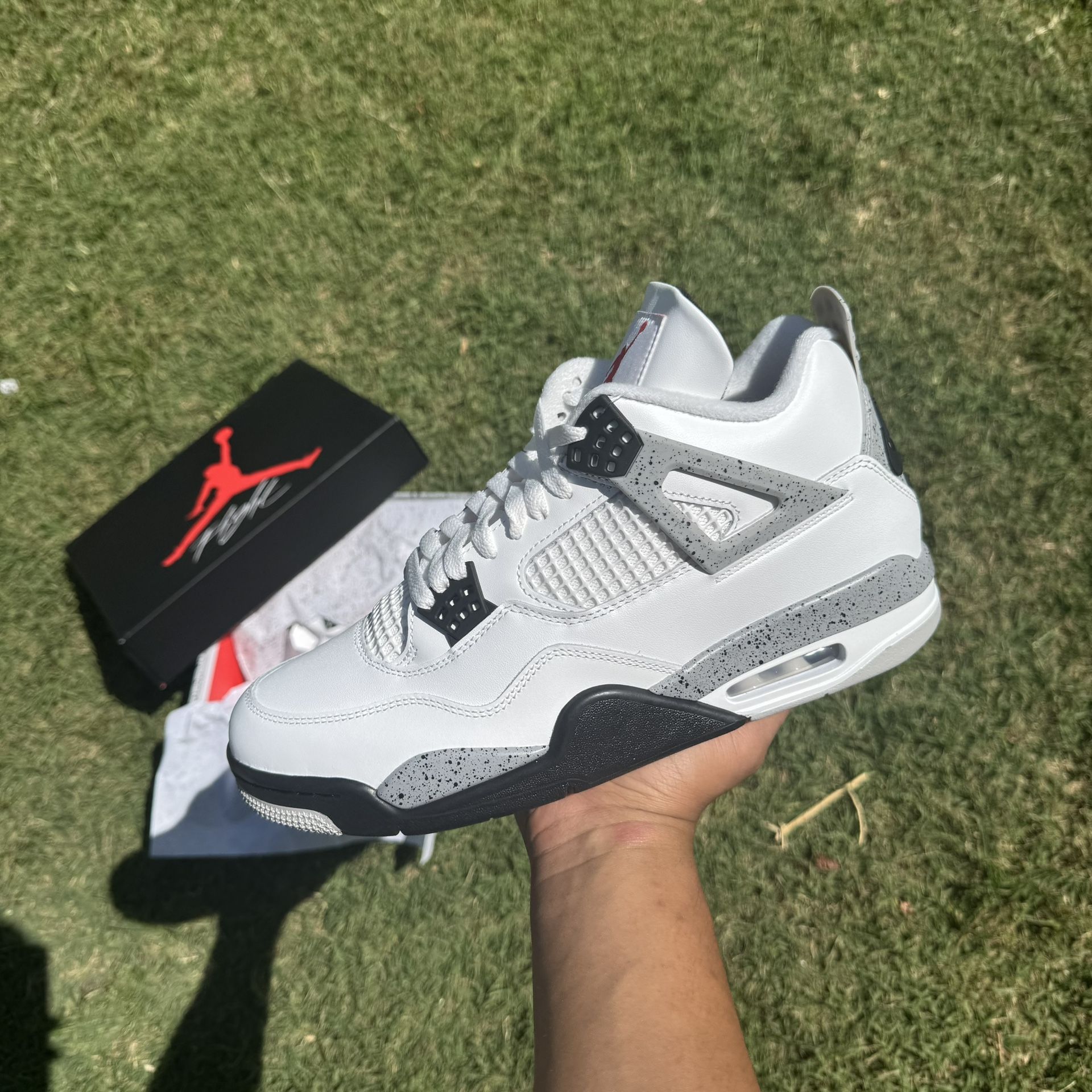 Air Jordan 4 White Cement (Sizes 10, 10.5, 12.5)