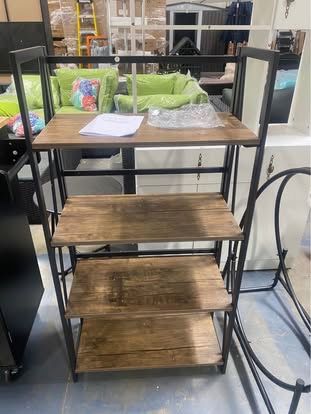 New Assembled 4 Tier Bookshelf, Tall Bookcase Shelf Storage Organizer, Modern Book Shelf
