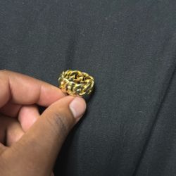 Fake Gold Plated Ring 
