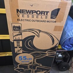 Newport Vessels 55 lb Electric Trolling Motor (New in Box)