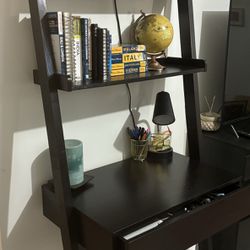 Ladder Desk with Pull-out Drawer 