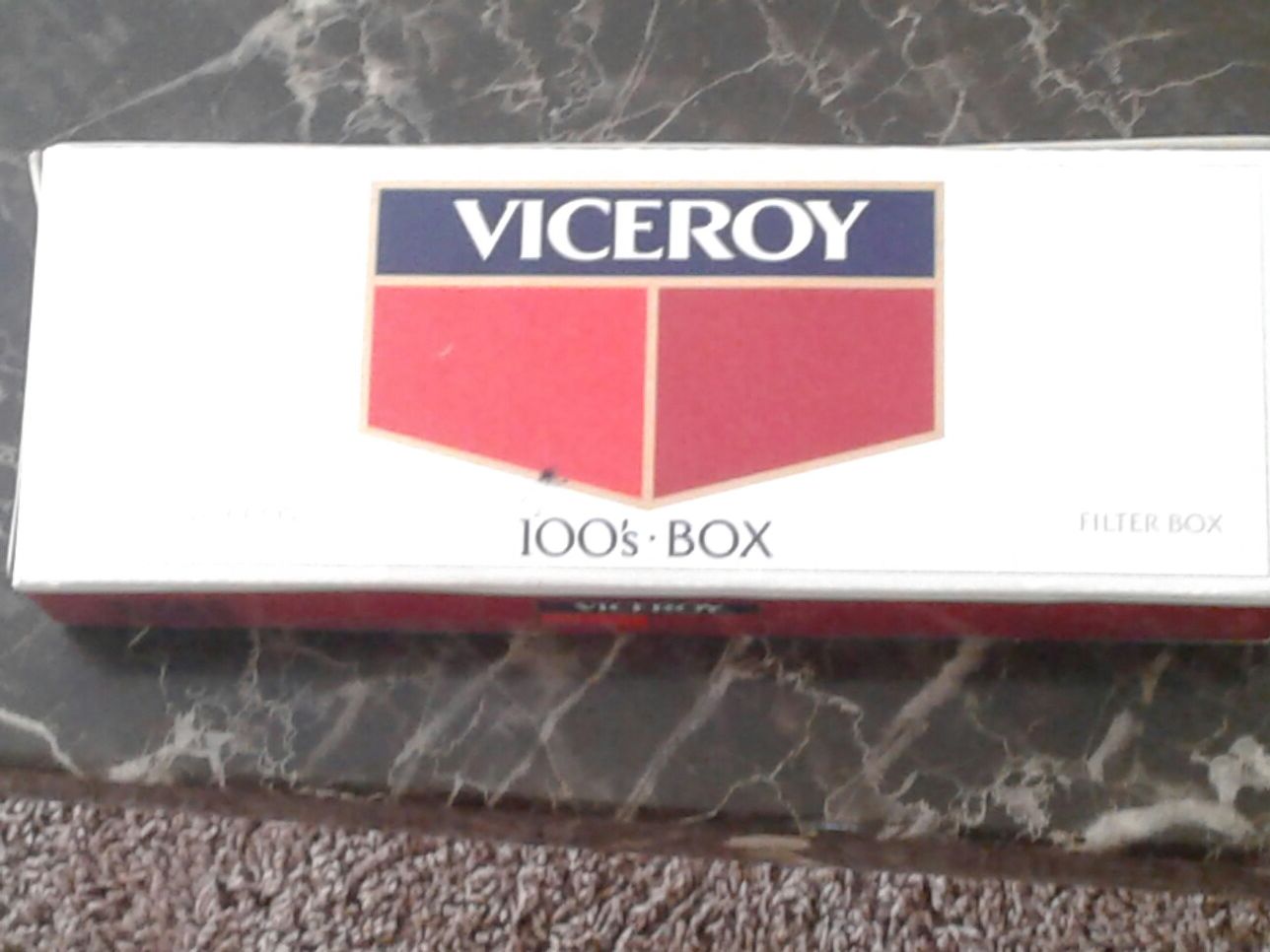 Viceroy cartons never opened