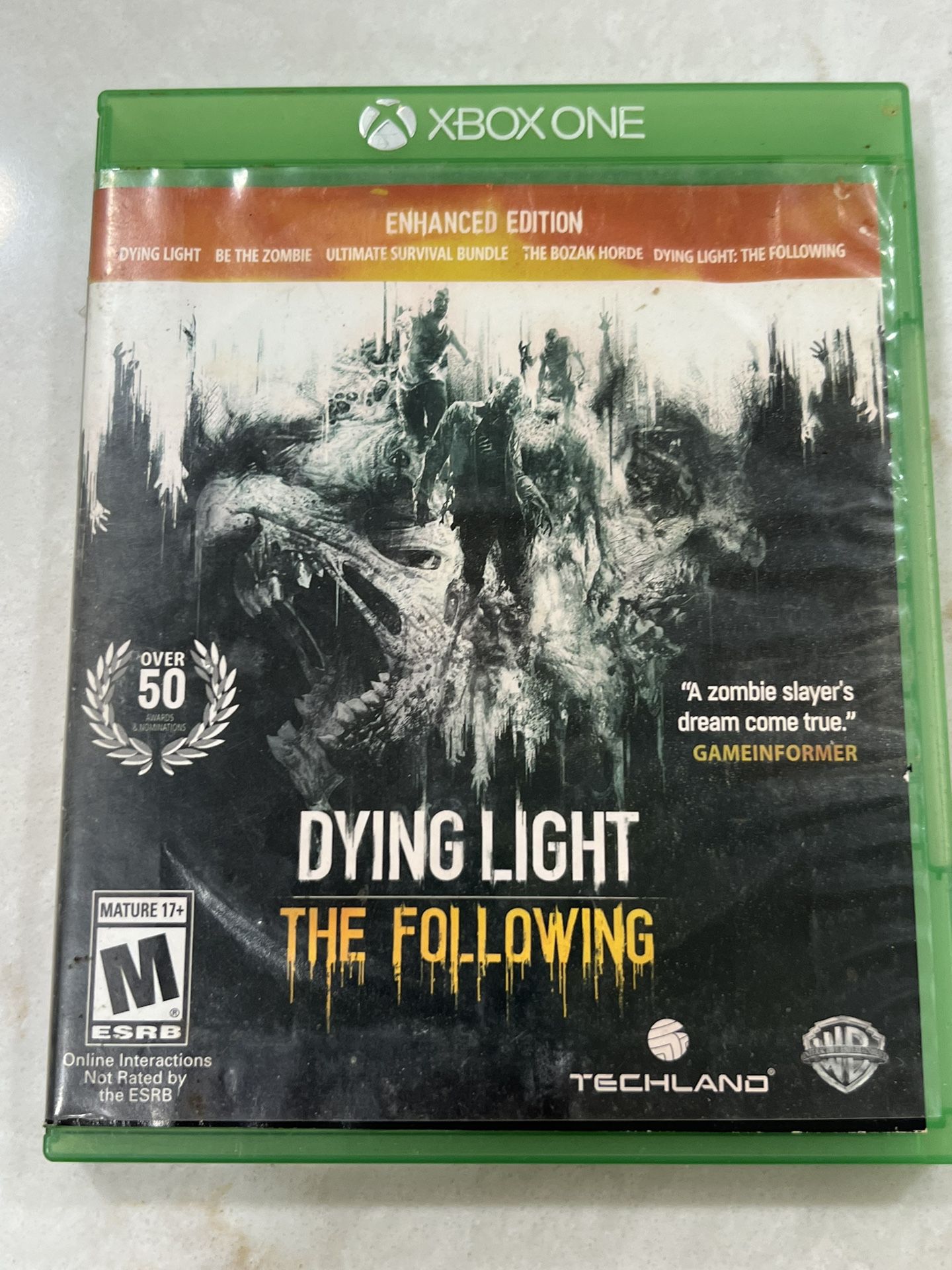 Dying Light The Following Xbox One Decent Condition 