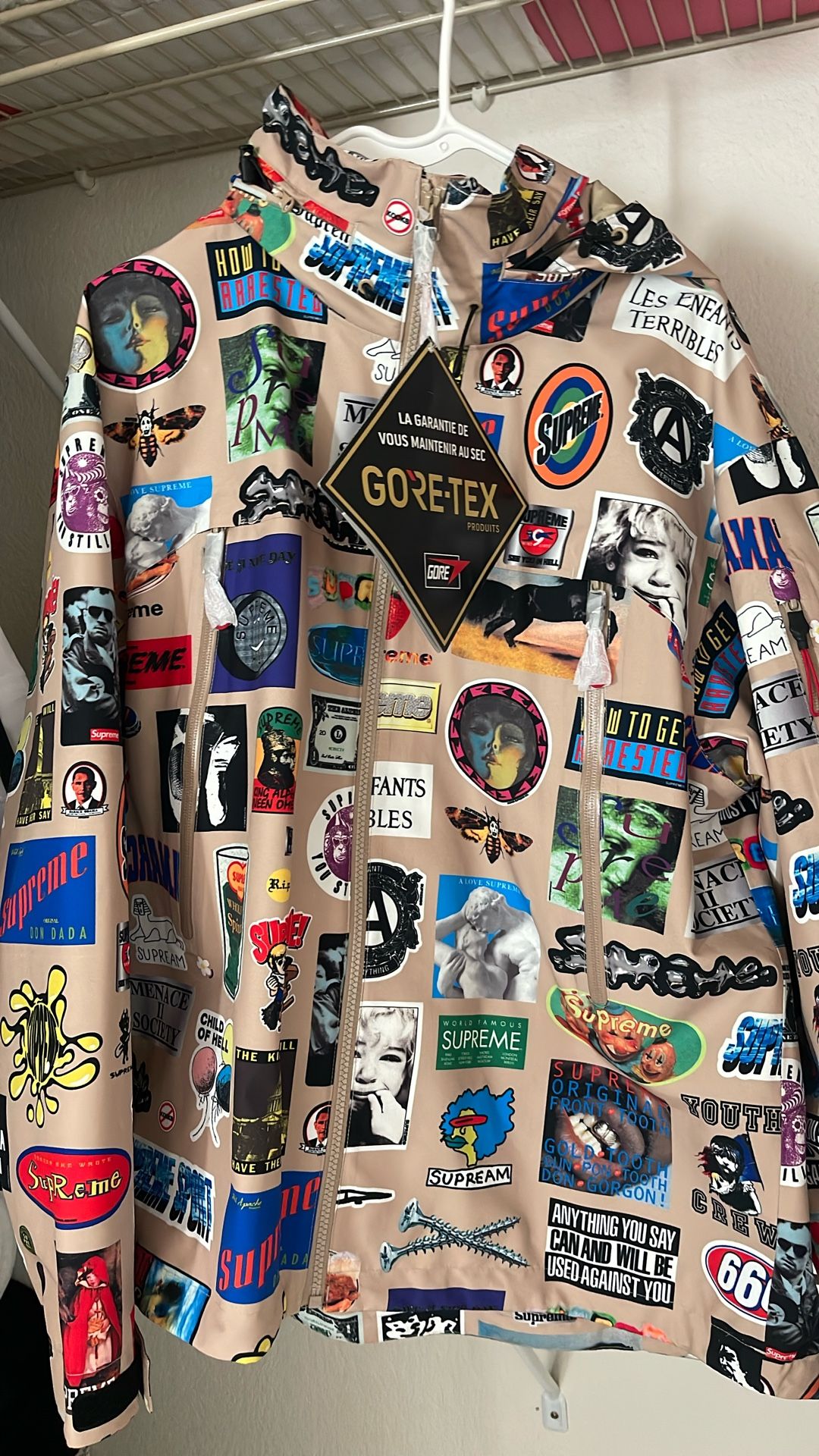 Supreme Gore Tex Sticker Jacket