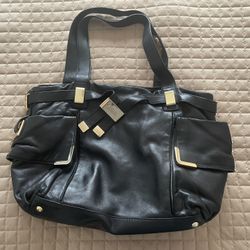 Michael Kors - Black Leather Purse/Bag