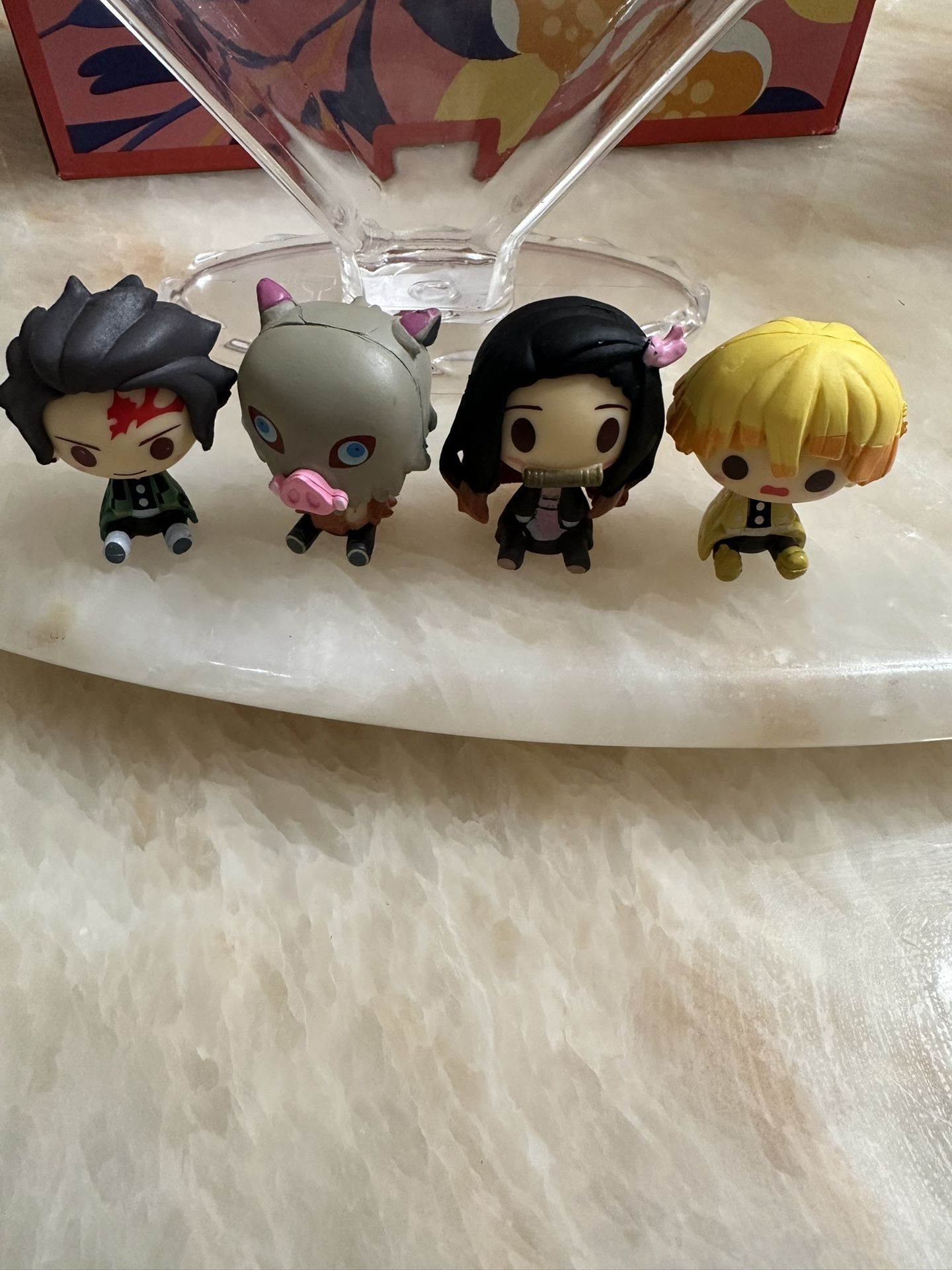 Demon Slayer mini figures 4pcs brand new (About 6-7cm)