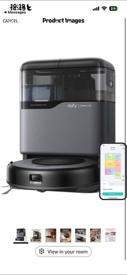 Eufy Omni C20 Robot Vacuum with Auto Cleaning Station