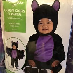 Classic Bat Infant Costume Size 12-24 Months -NEW